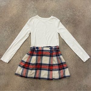 Mini Boden Skirt + Art Class Top